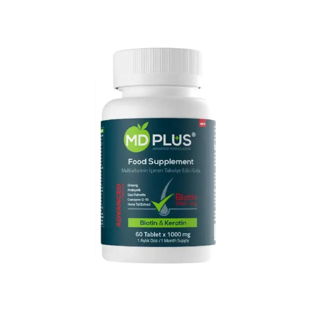 MD Plus Advanced Hair Multivitamin (60 Tablets)
